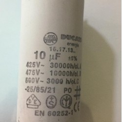 10uF 420VAC İSKRA MOTOR KONDANSATÖR
