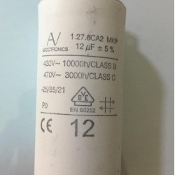 12uF 420VAC İSKRA MOTOR KONDANSATÖR