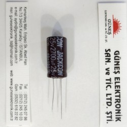2700uF 10V DÖKME JACKCON KONDANSATÖR