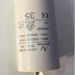35uF 450VAC %5 İSKRA MOTOR KONDANSATÖR 