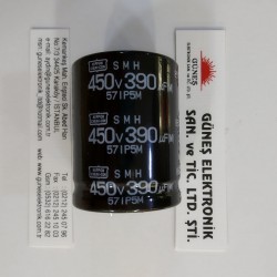 390 uF 450V SNAP NİPPON KONDANSATÖR