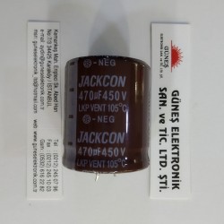 470uF 450V SNAP JACKCON KONDANSATÖR