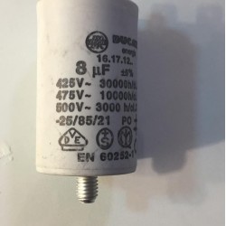 8uF 420V-475V 500VAC DUCATİ VİDALI MOTOR KONDANSATÖR 