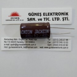 82 uF 400V DÖKME JACKCON KONDANSATÖR