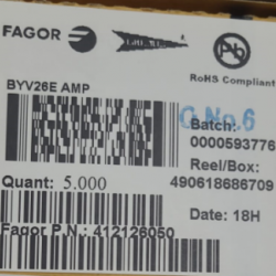 BYV26E-TAP 1A 1000V  ULTRA FAST DİODE 