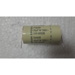 20uf 150vac 25x50 axial epcos 