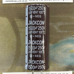 1500uF 250V SNAP 25X65 JACKCON KONDANSATÖR