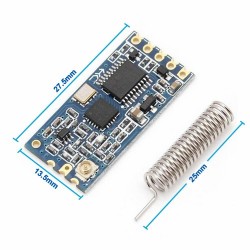 HC-12 433Mhz  Kablosuz Seri Port Modülü - 1000m menzil
