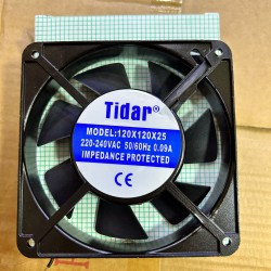 RQA12025HSL 120X120X25MM 0.09A 220VAC 2PİN FAN TİDAR