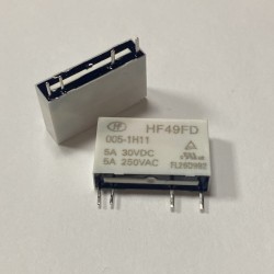 HF49FD/005 5V 5A 1NO HONGFA Yassı RÖLE