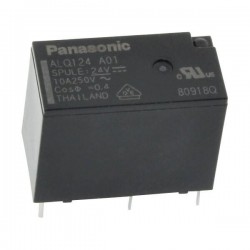 ALQ124A01 RELAY POWER 10A 24VDC 1FormC PANASONIC