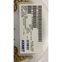 T491D477K006AT CAP.TANTAL 470UF 6V3 10% D CASE (7343) SMD